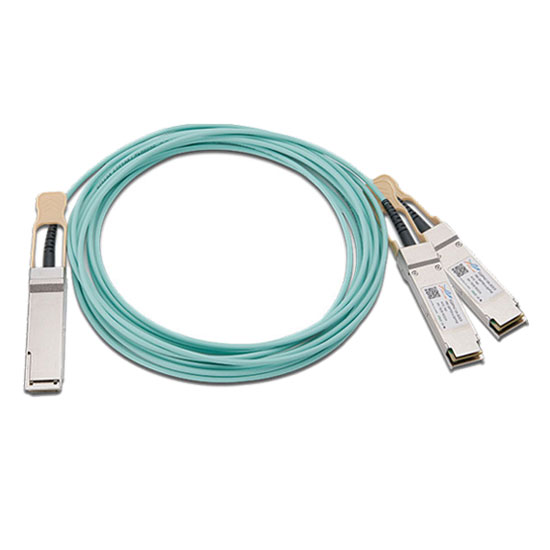 100G QSFP28转2x50G QSFP28 AOC有源光缆生产厂家